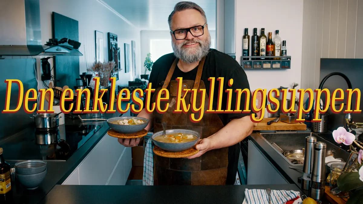 Den enkleste kyllingsuppen når formen ikke er helt på topp