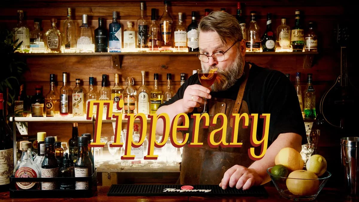 Tipperary Cocktail with Irish Whiskey | Classic Elegant Drink